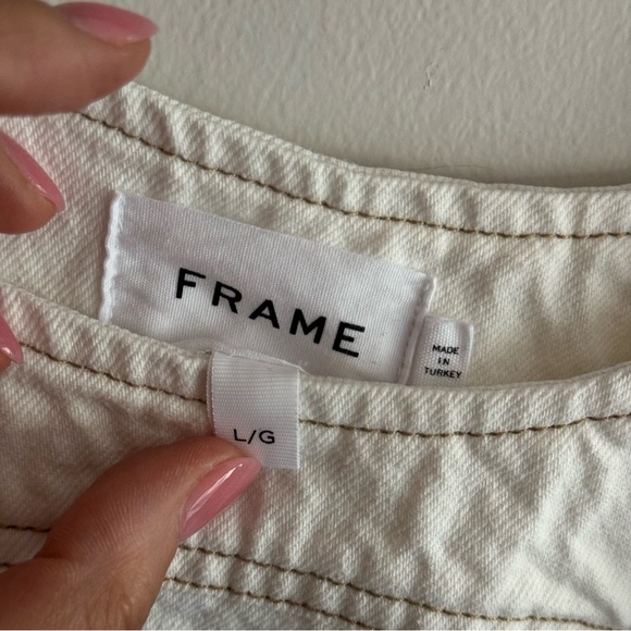 Frame Micro Flare Denim Dress - Picture 7 of 7